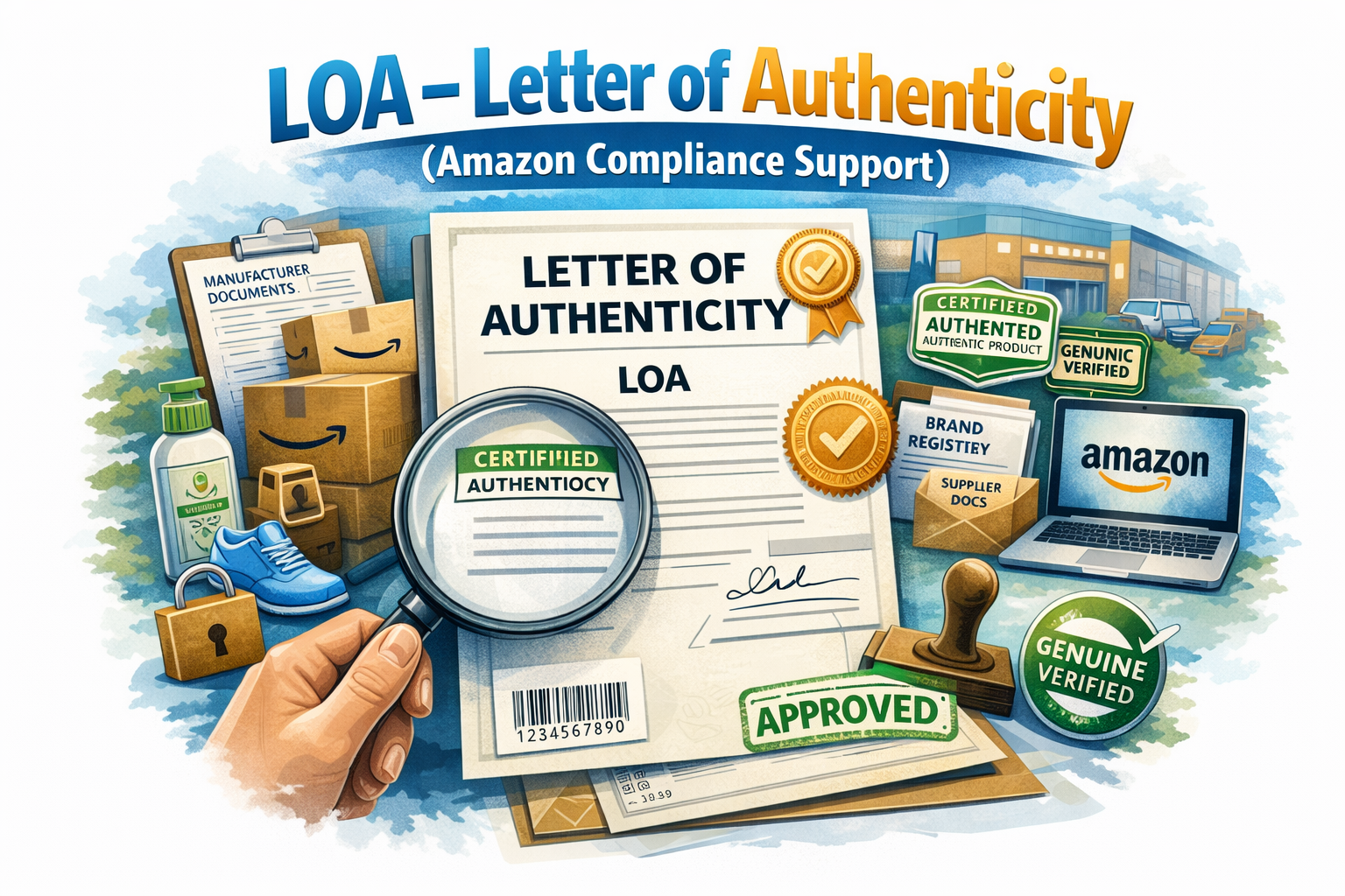 LOA – Letter of Authenticity (Amazon Compliance Support)